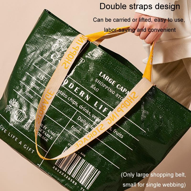Beige Eco Friendly Large Capacity Folding Shopping Bag