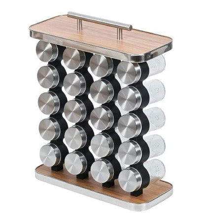 CARLA HOME 20-Jar Spice Rack Organiser Storage