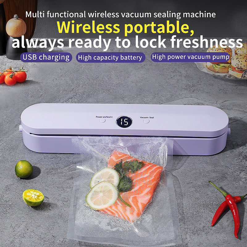 Wireless Portable Vacuum Sealing Machine